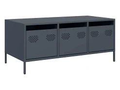 Mesa de centro acero laminado en frío antracita 101,5x50x43,5cm