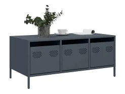 Mesa de centro acero laminado en frío antracita 101,5x50x43,5cm