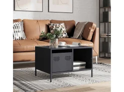 Mesa de centro acero laminado en frío antracita 68,5x50x43,5 cm