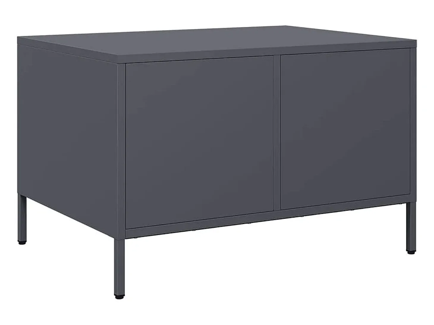 Mesa de centro acero laminado en frío antracita 68,5x50x43,5 cm
