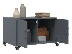 Mesa de centro acero laminado en frío antracita 68x50x43,5 cm