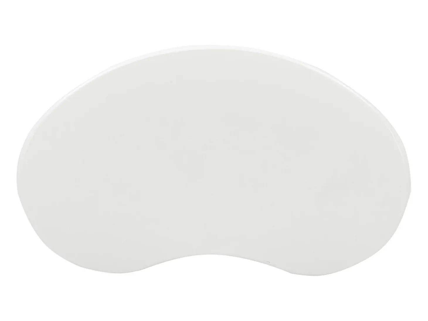 Mesa de centro blanca en forma de nube - Madera MDF y PVC