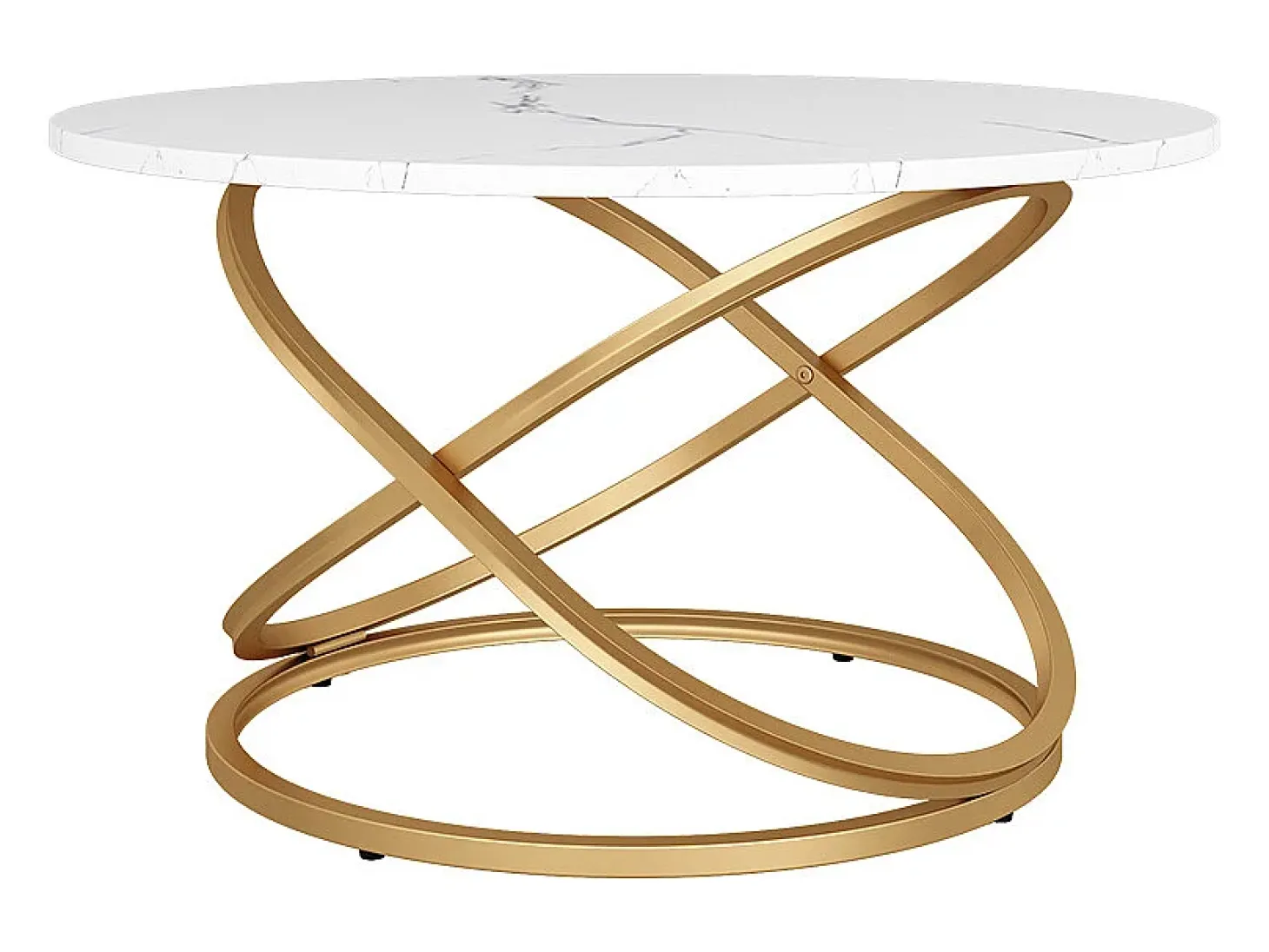 Mesa de centro blanco/oro 79.5x62x46 calgary