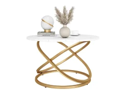 Mesa de centro blanco/oro 79.5x62x46 calgary