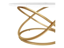 Mesa de centro blanco/oro 79.5x62x46 calgary