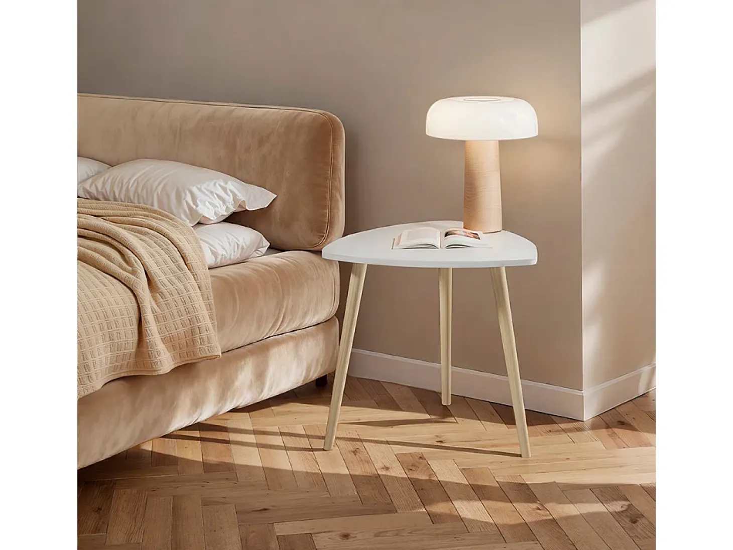 Mesa de centro blanco/sonoma 48x48x45 twino