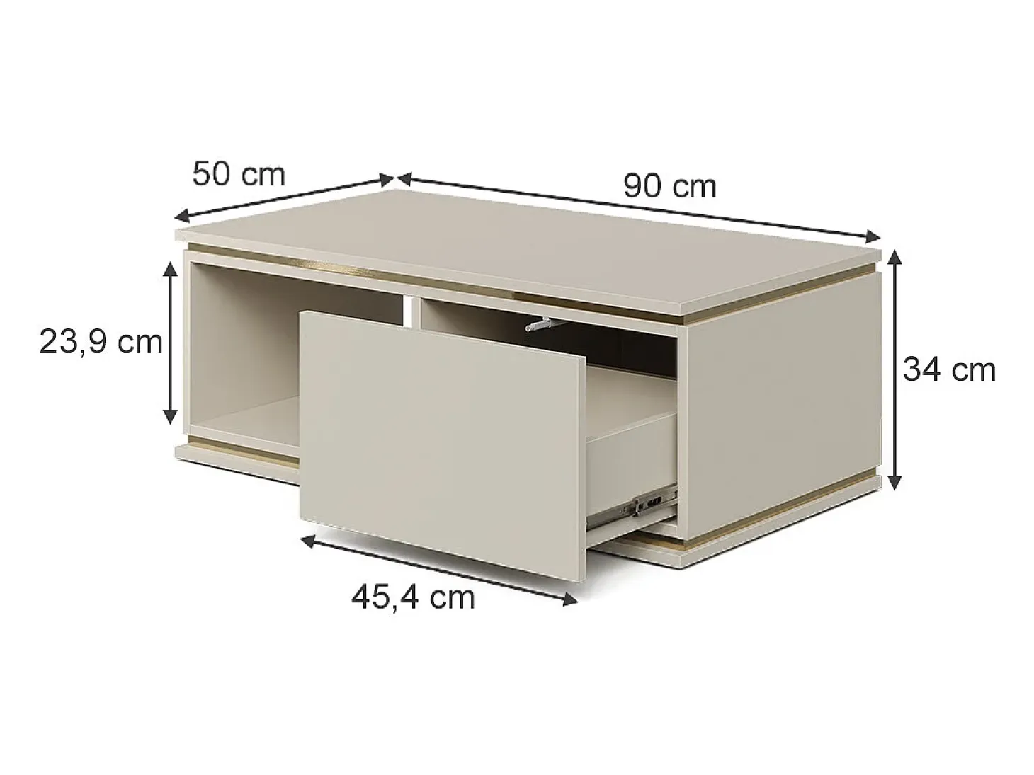 Mesa de centro cachemira 90x50x34 linette