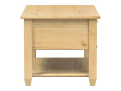 Mesa de centro cajones Corona madera maciza de pino 85x50x45 cm