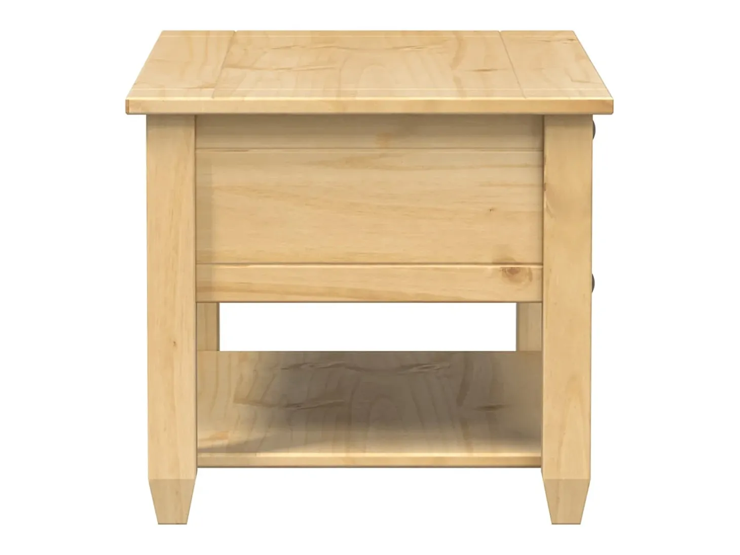 Mesa de centro cajones Corona madera maciza de pino 85x50x45 cm