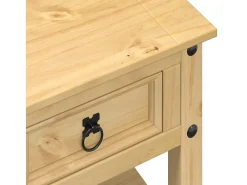 Mesa de centro cajones Corona madera maciza de pino 85x50x45 cm