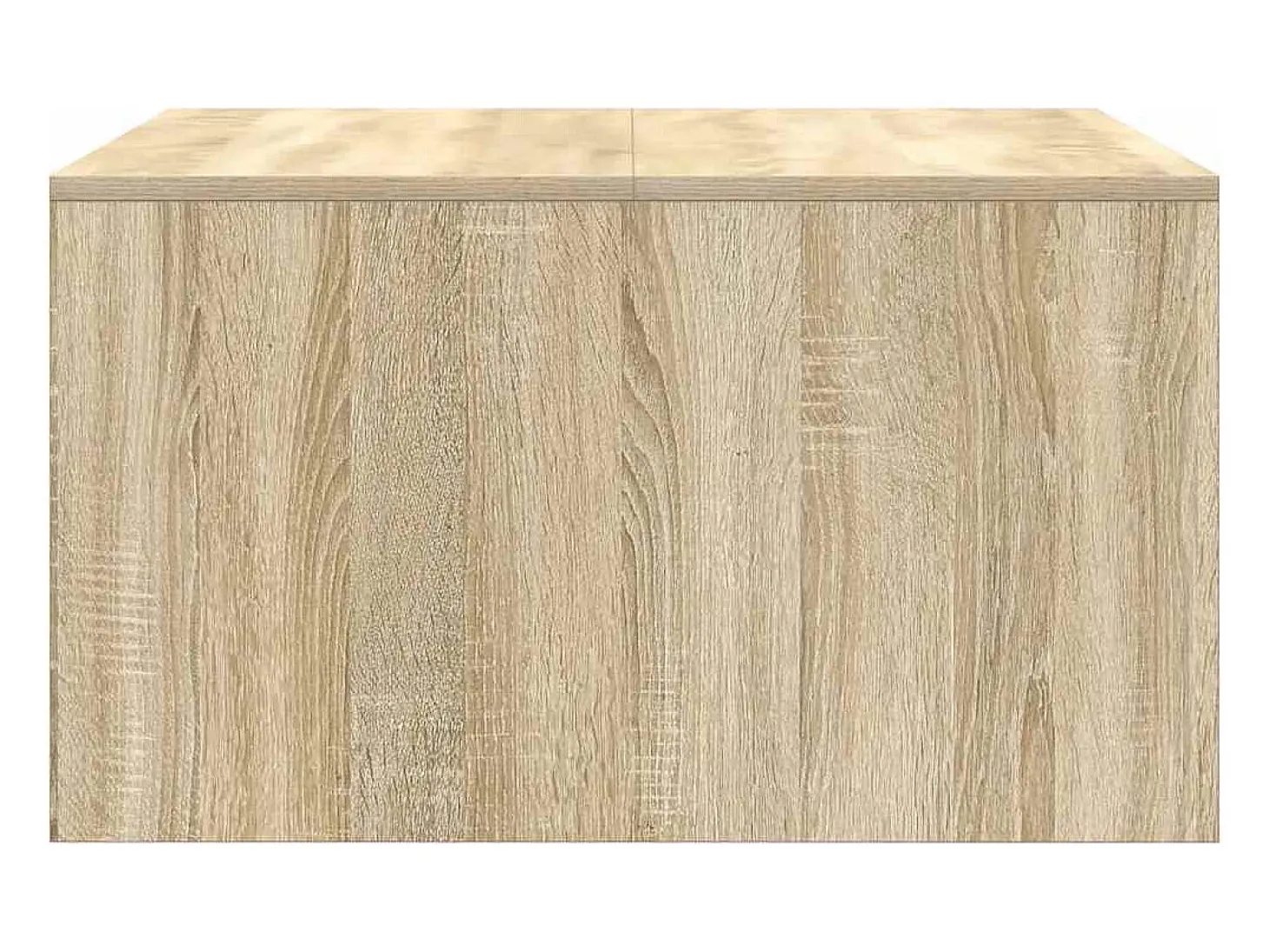 Mesa de centro con cajones roble Sonoma 70,5x70x40 cm