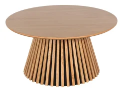 Mesa de centro con chapado de roble - Natural claro - CARMIZA