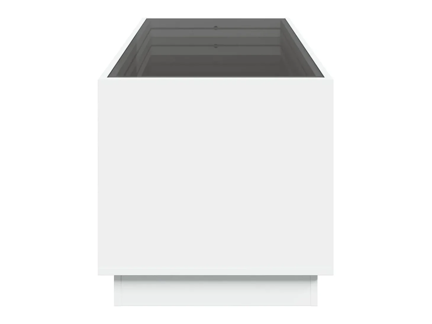 Mesa de centro con Infinity LED blanco 90x50x50 cm