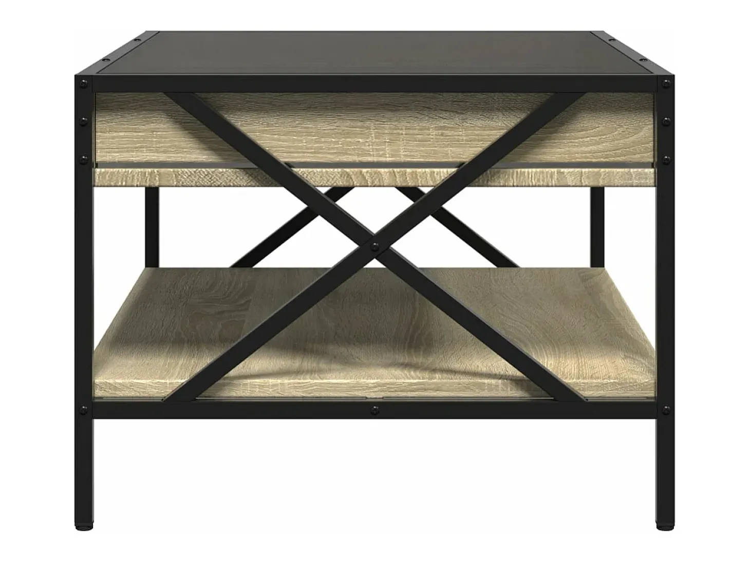 Mesa de centro con Infinity LED roble Sonoma 70x50x38 cm