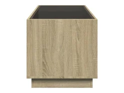 Mesa de centro con Infinity LED roble Sonoma 70x50x50 cm