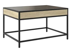 Mesa de centro con Infinity LED roble Sonoma 70x50x41 cm