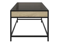 Mesa de centro con Infinity LED roble Sonoma 70x50x41 cm