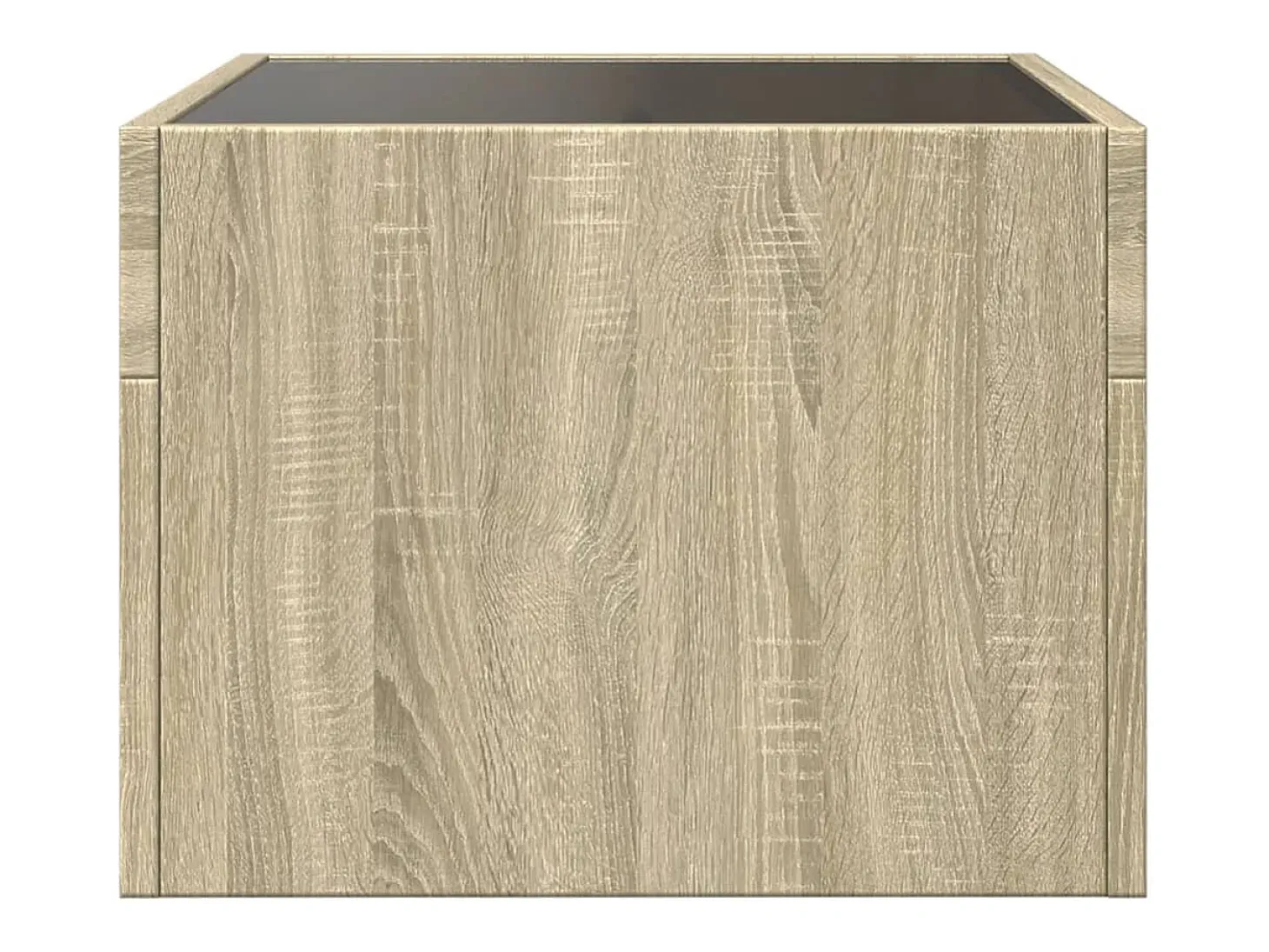 Mesa de centro con Infinity LED roble Sonoma 40x40x30 cm