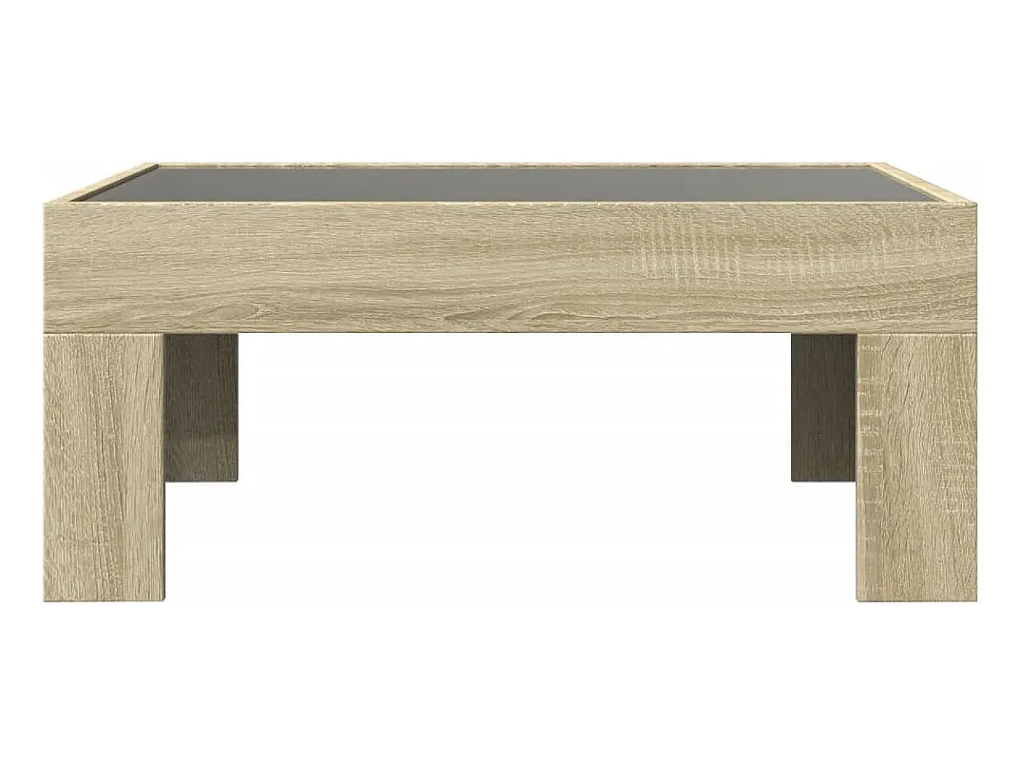 Mesa de centro con Infinity LED roble Sonoma 70x50x30 cm