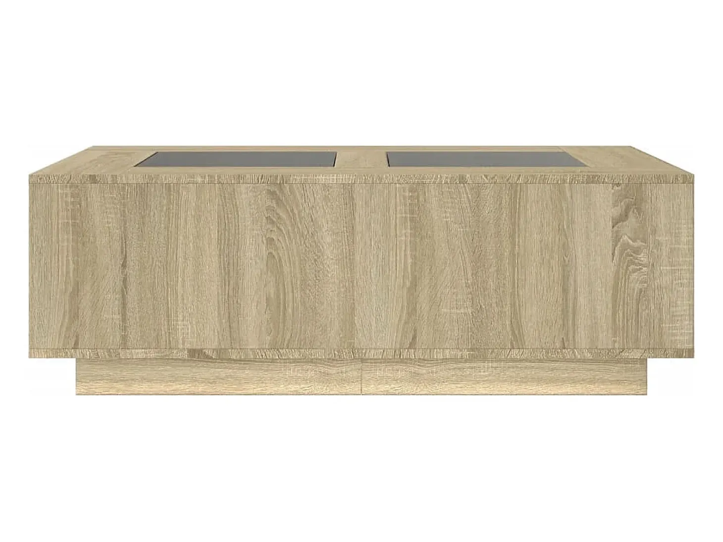 Mesa de centro con Infinity LED roble Sonoma 116x69x40 cm