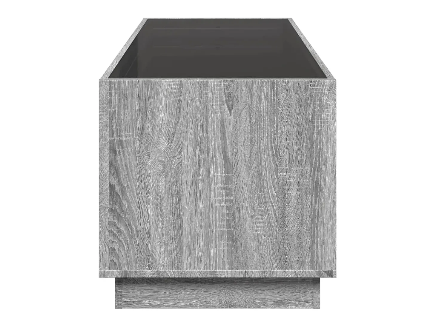 Mesa de centro con Infinity LED gris Sonoma 90x50x50 cm