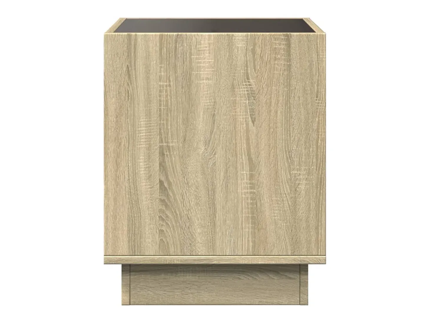 Mesa de centro con Infinity LED roble Sonoma 40x40x50 cm