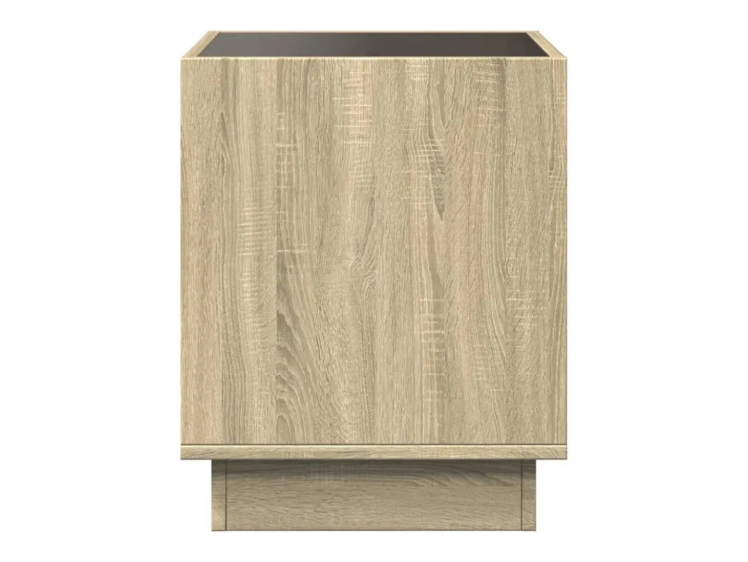 Mesa de centro con Infinity LED roble Sonoma 50x50x50 cm