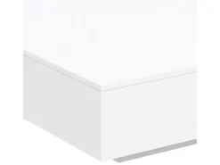 Mesa de centro con luces LED blanco 100x100x31 cm