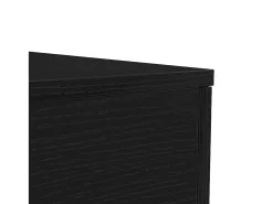 Mesa de centro con luces LED roble negro 50x50x40 cm