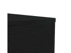 Mesa de centro con luces LED roble negro 90x50x40 cm