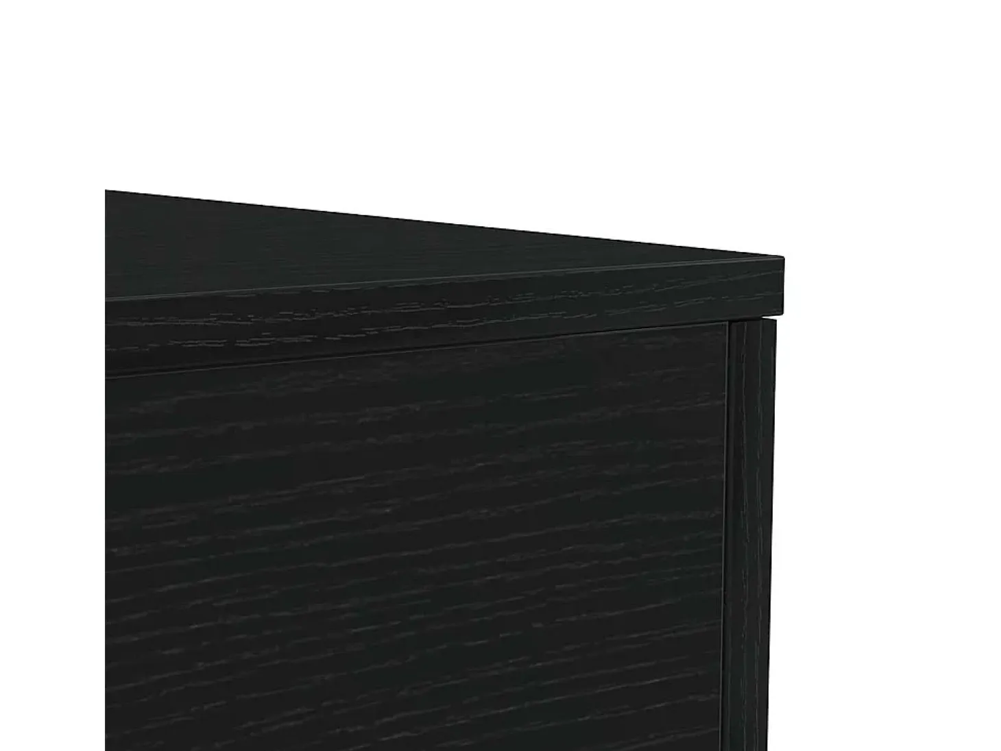 Mesa de centro con luces LED roble negro 90x50x40 cm