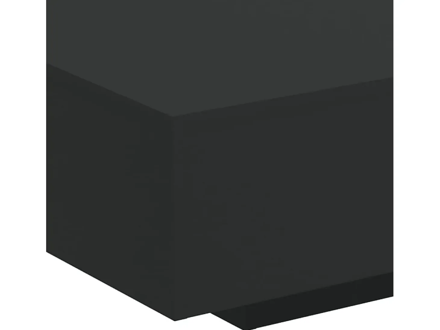 Mesa de centro con luces LED negro 85x55x31 cm