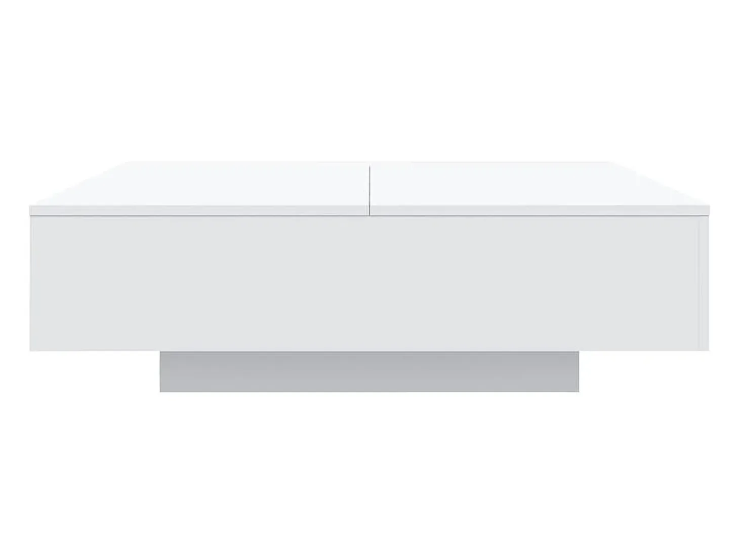 Mesa de centro con luces LED blanco 100x100x31 cm