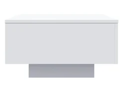 Mesa de centro con luces LED blanco 55x55x31 cm
