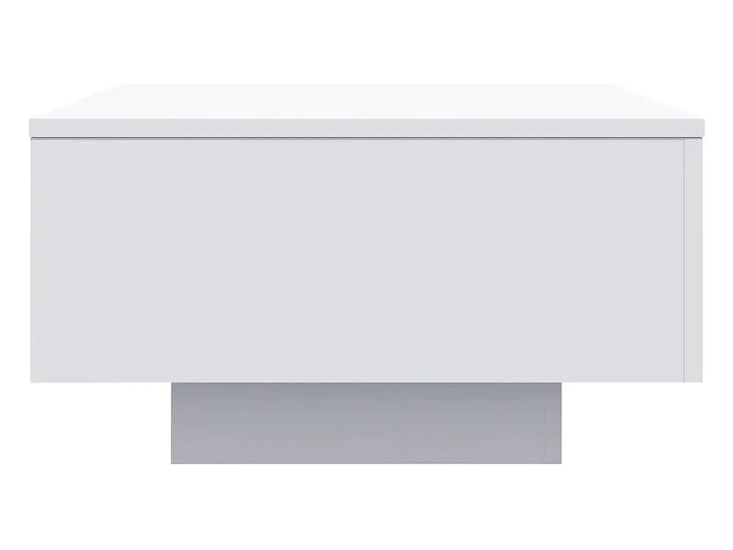 Mesa de centro con luces LED blanco 55x55x31 cm