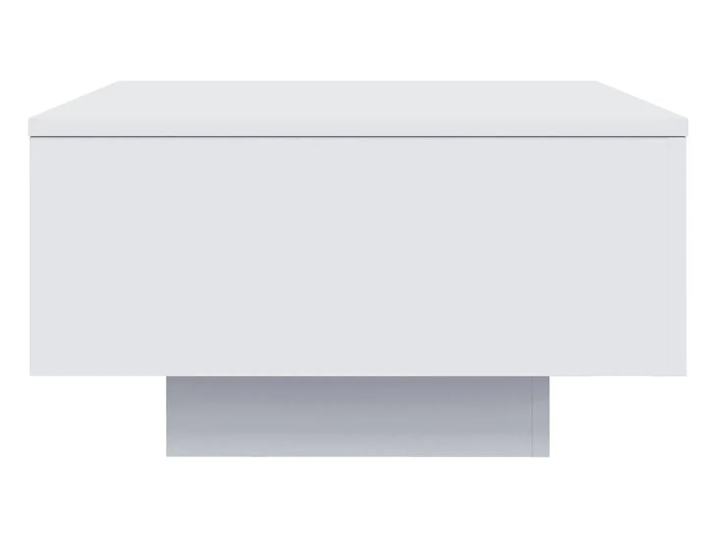 Mesa de centro con luces LED blanco 55x55x31 cm