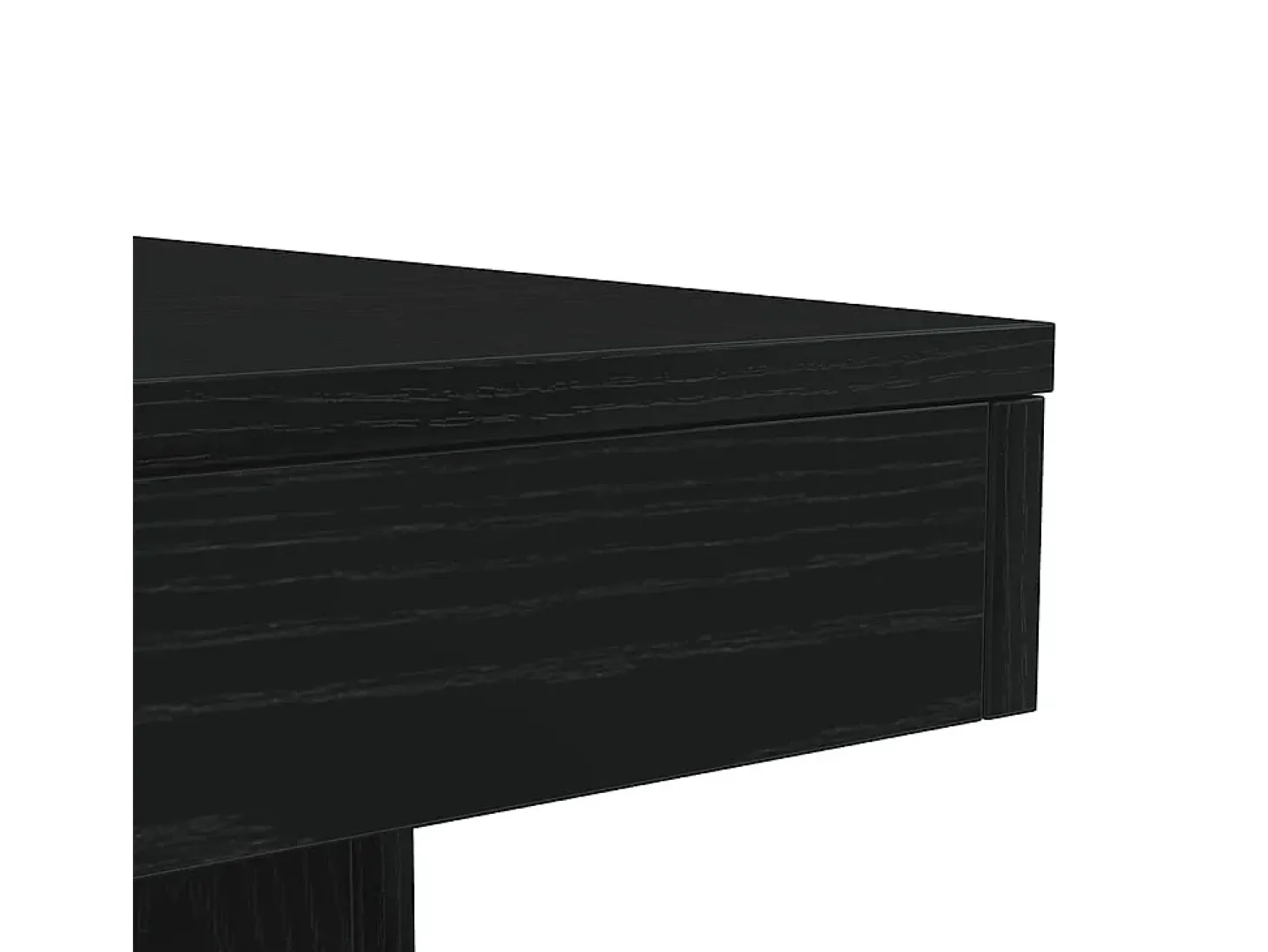 Mesa de centro con luces LED roble negro 90x50x40 cm