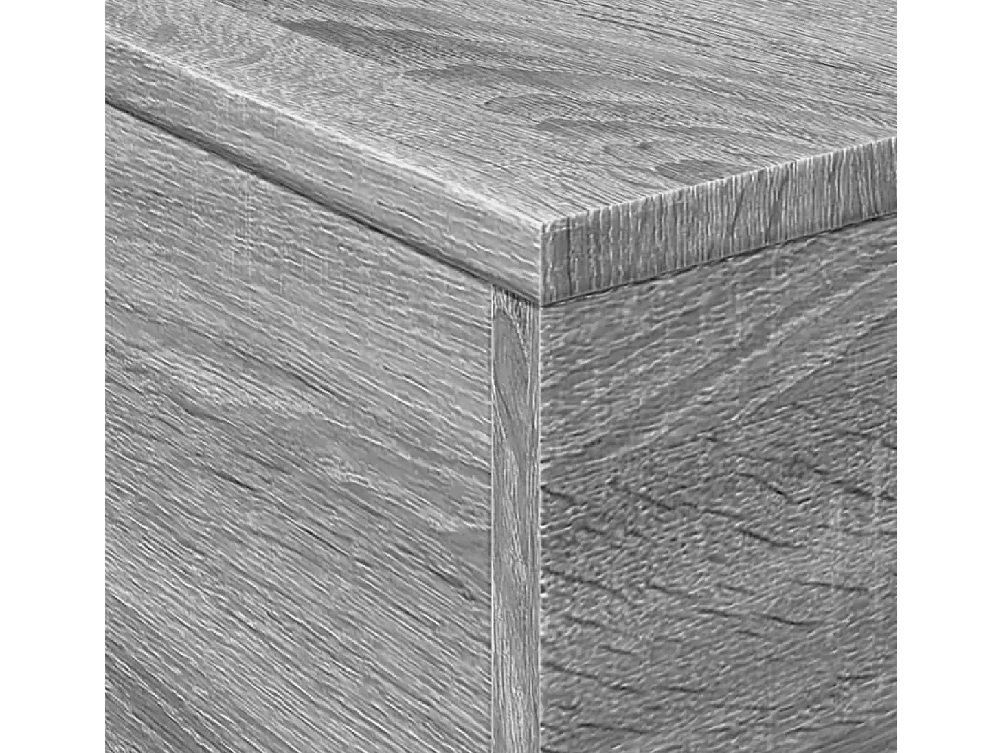 Mesa de centro con luces LED gris Sonoma 50x50x40 cm