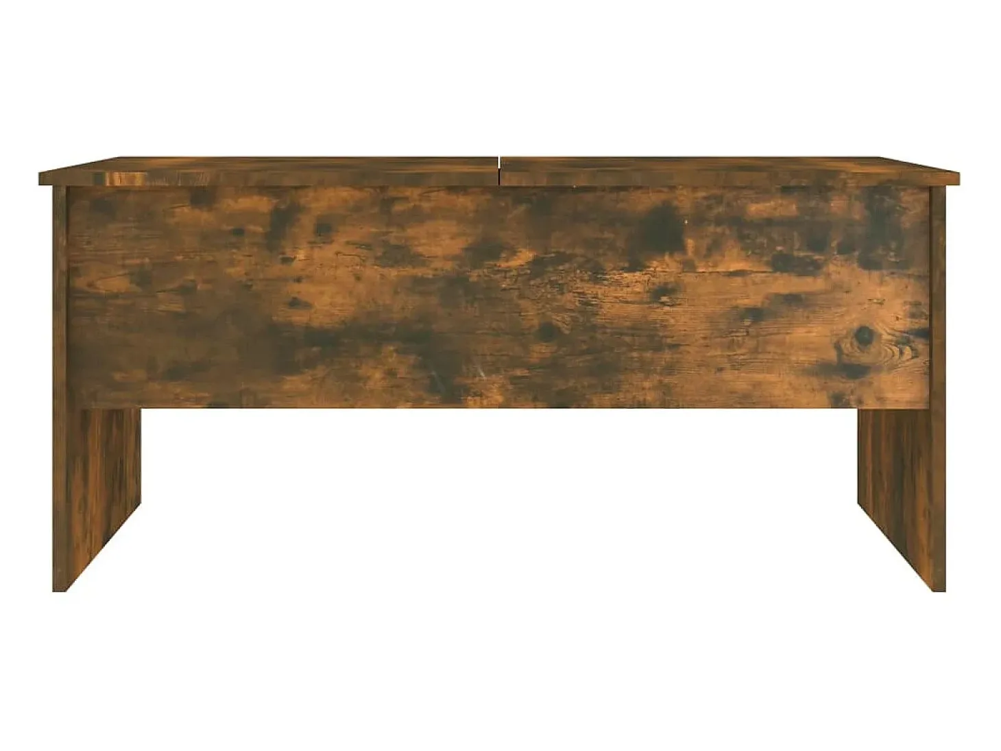 Mesa de centro contrachapado roble ahumado 102x50,5x46,5 cm