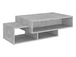 Mesa de centro de aglomerado gris 105x55x32 cm