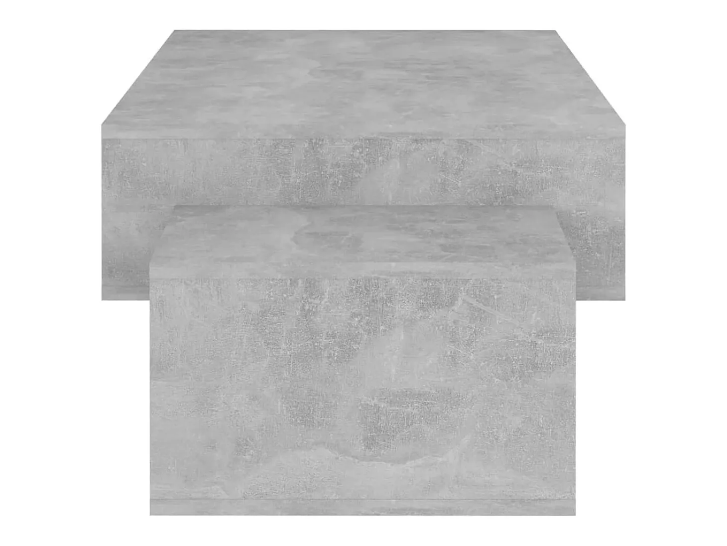 Mesa de centro de aglomerado gris 105x55x32 cm