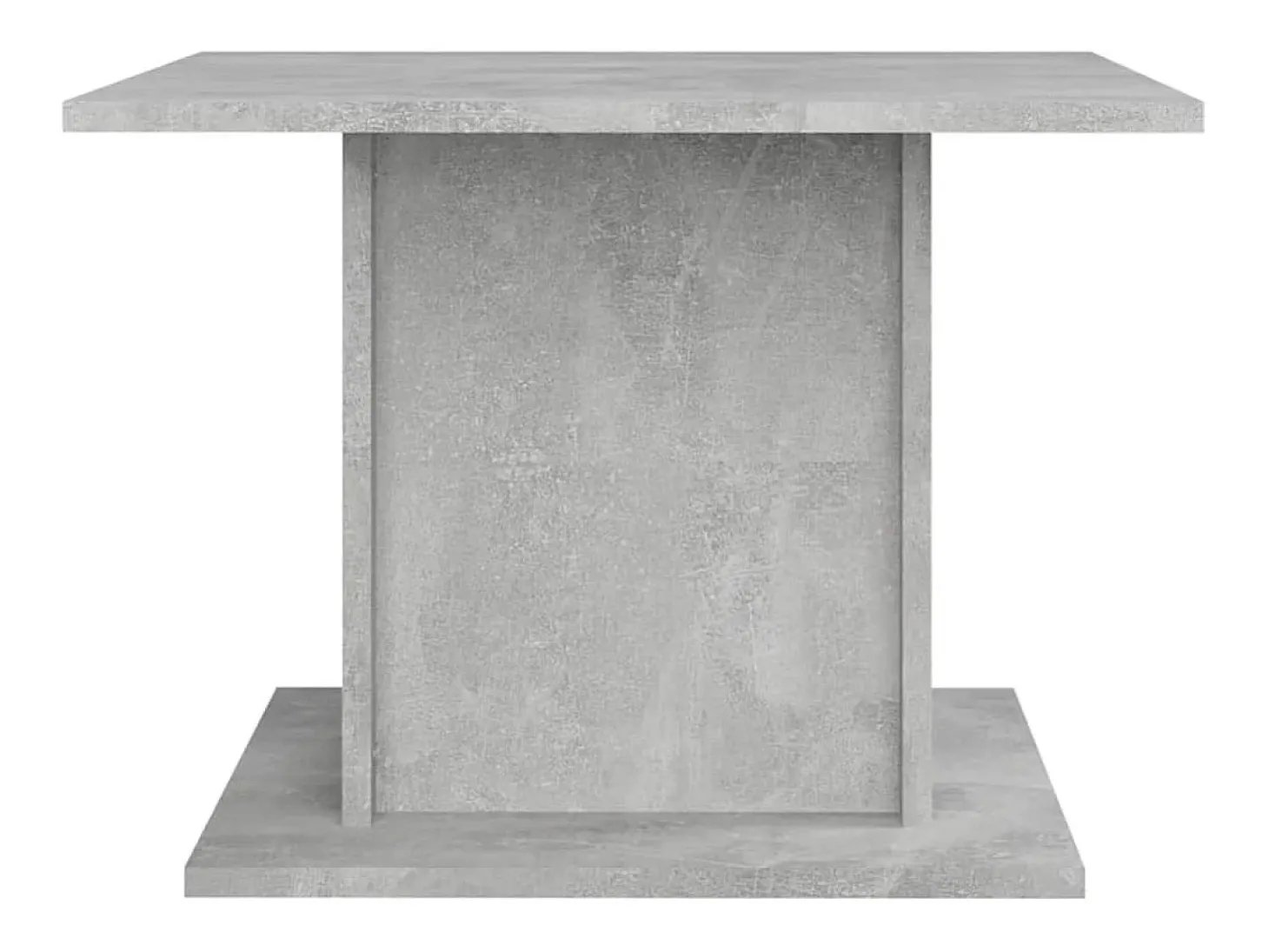 Mesa de centro de aglomerado gris hormigón 55,5x55,5x40 cm