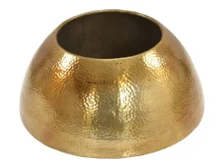 Mesa de centro de aluminio martillado latón 70x30 cm
