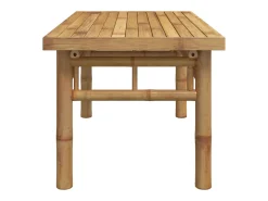 Mesa de centro de bambú 70x40x35 cm