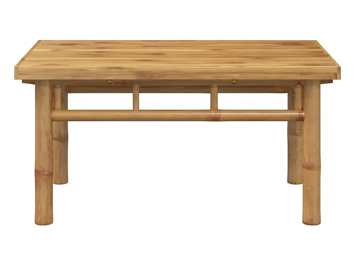 Mesa de centro de bambú 70x40x35 cm