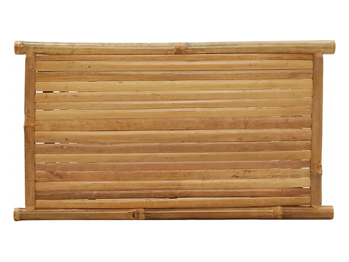 Mesa de centro de bambú 70x40x35 cm