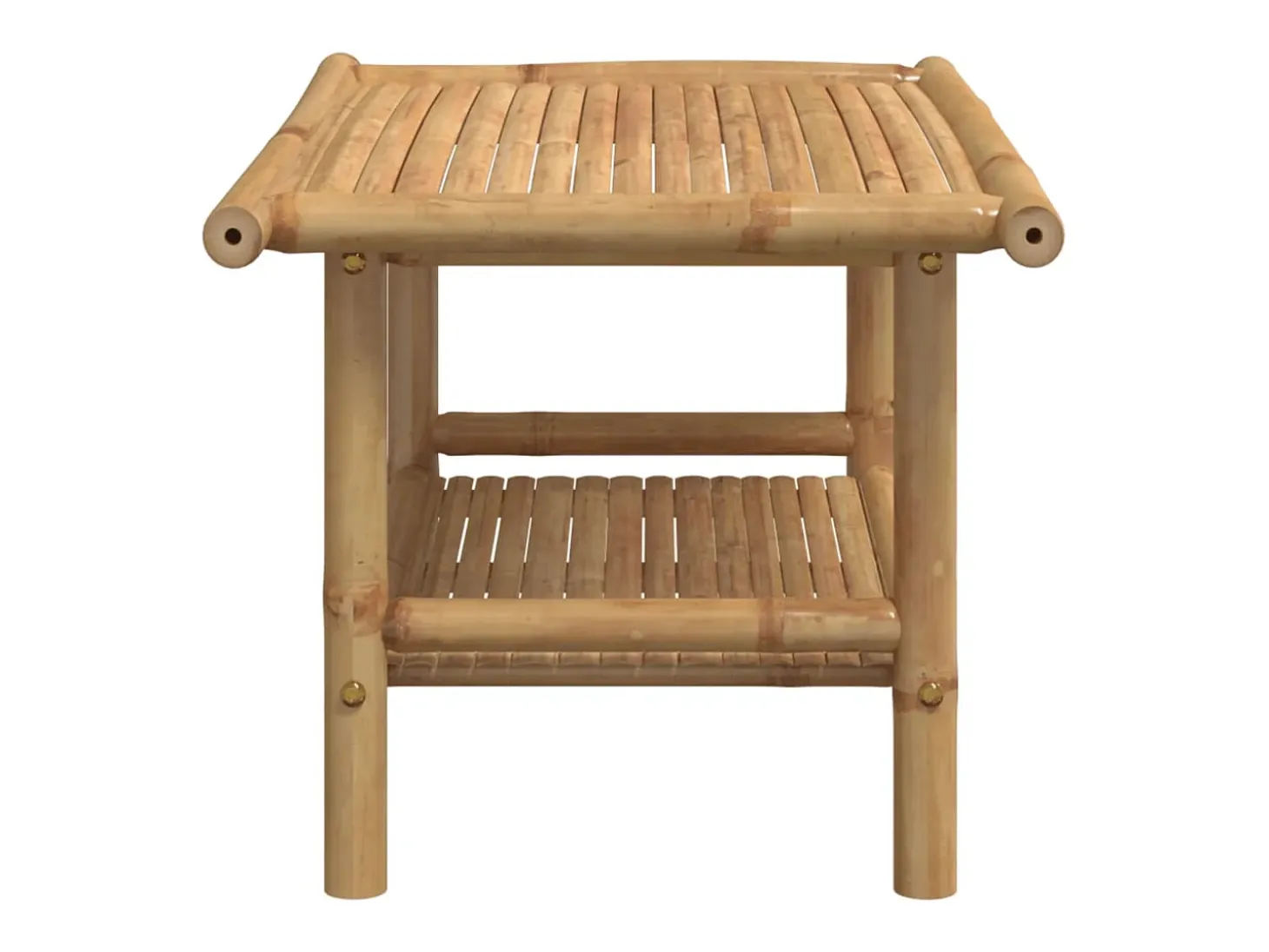 Mesa de centro de bambú 70x40x35 cm