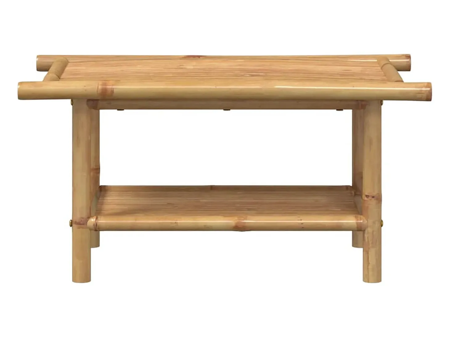 Mesa de centro de bambú 70x40x35 cm