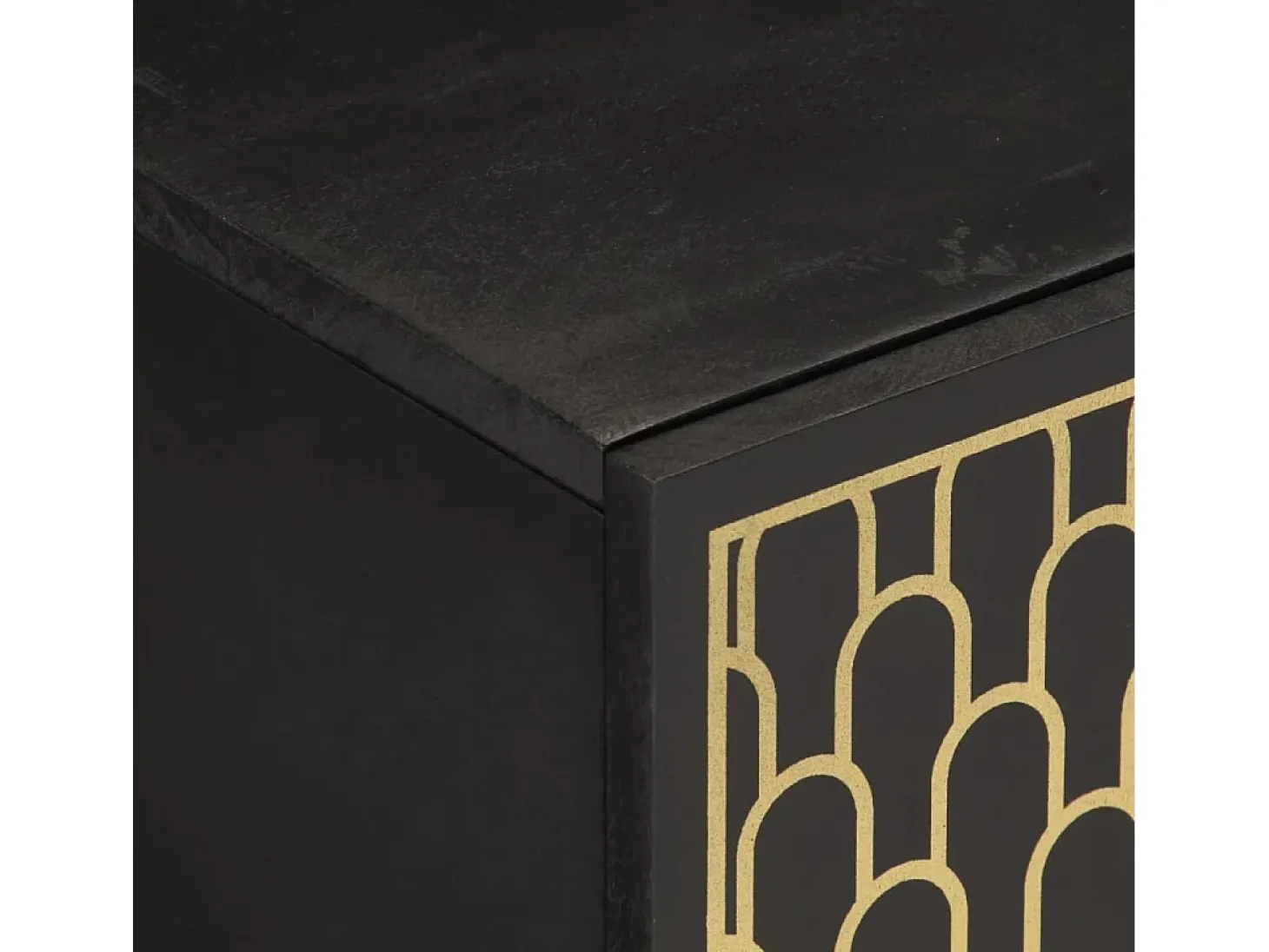 Mesa de centro de madera maciza mango 100x54x40 cm