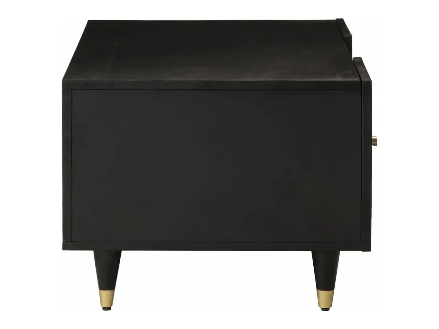 Mesa de centro de madera maciza mango 100x54x40 cm